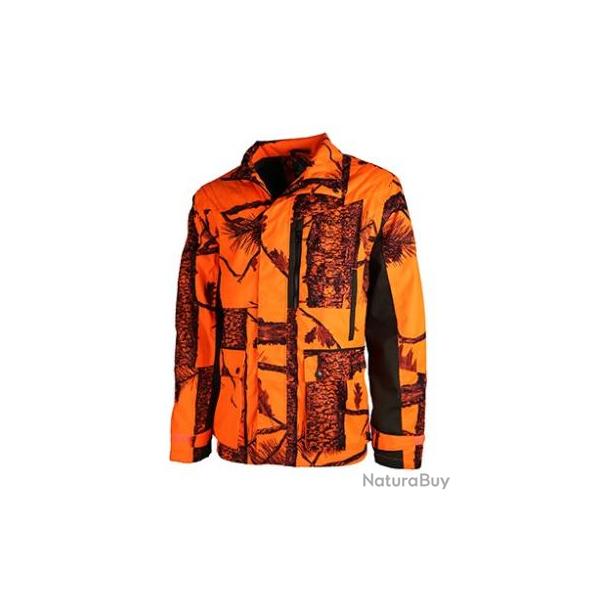 Veste chaude de chasse orange camo Treeland enfant
