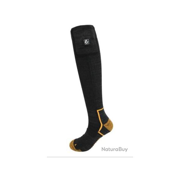 Chaussettes longues chauffantes avec batterie Somlys taille 43/44