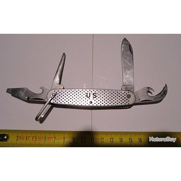 Couteau de poche multifonction, US ARMY �poque Vietnam