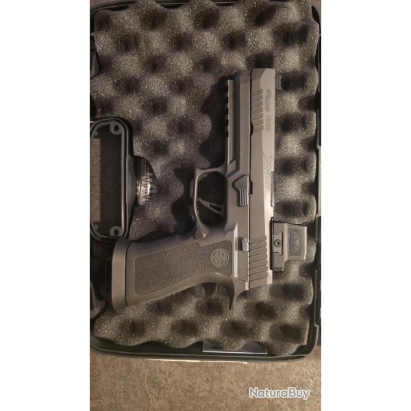 Sig sauer P320 XFIVE legion avec plaquette et point rouge
