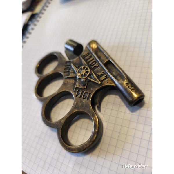 Pistolet mixte point amricain le poilu trs rare