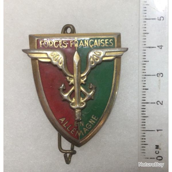 FRANCE INFANTERIE-Insigne  FORCES FRAN�AISES EN ALLEMAGNE (2)