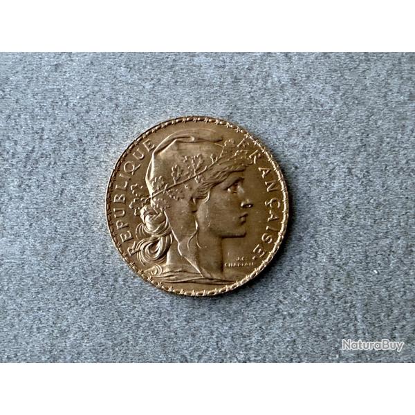 Pi�ce en or 20 francs or Marianne coq