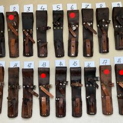 Porte fourreau / gousset su&eacute;dois - Ba&iuml;onnette 1896. Achat unit&eacute; ou multiples.