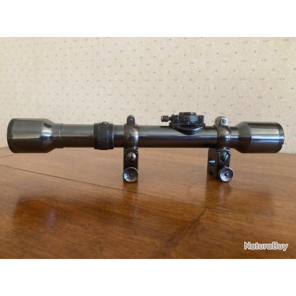 Lunette Allemande WETZLAR  ZIEL-DIALYT 4 x en acier avec montage DISKOP d�rivable pour rail de 11 mm