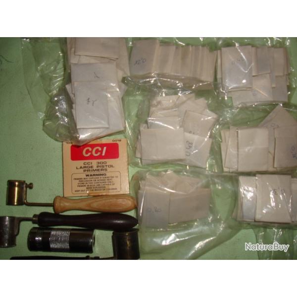 LOT ACCESSOIRE DE RECHARGEMENT DIVERS