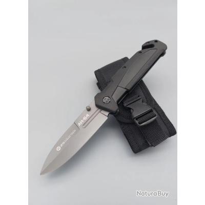 Couteau De Poche ASSASSIN KNIVES - Lame San Mai Damast 64 HRC - Exclusif Neuf