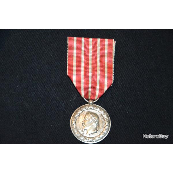 MEDAILLE CAMPAGNE D'ITALIE 1859-RARE VARIANTE E. FALOT-SECOND EMPIRE-NAPOLEON III