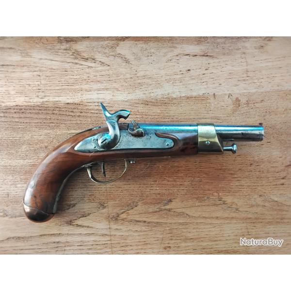 Pistolet 1822  percussion de gendarmerie.