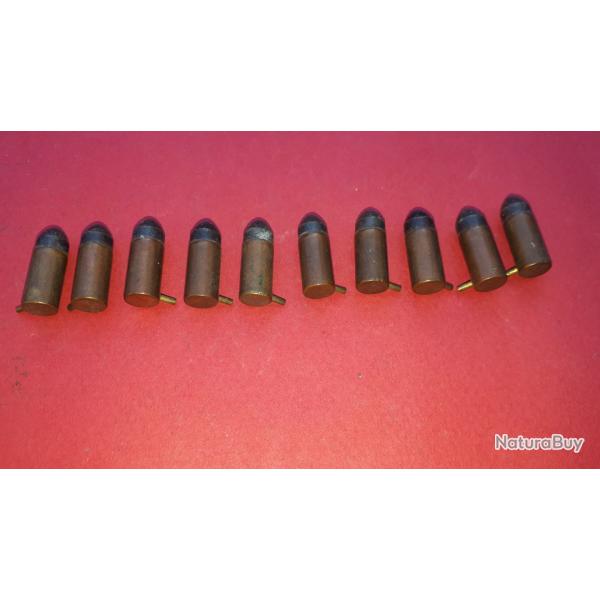 Lot de 10 cartouches 7MM Broche sans marquage � Poudre Noire