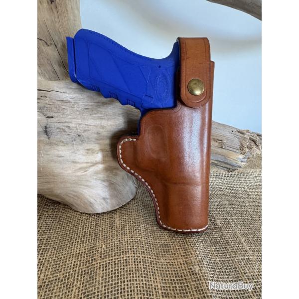 Etui en cuir pour glock 17 droitier N 13