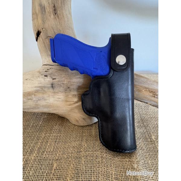 Etui en cuir pour glock 17 droitier N 14