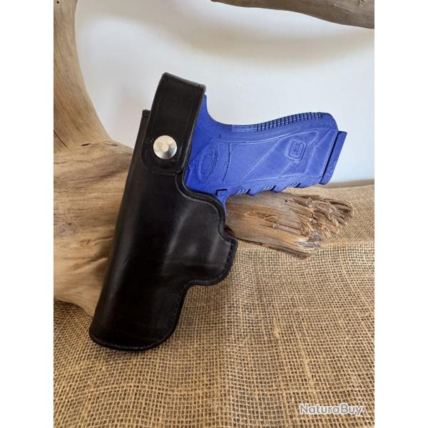 Etui en cuir pour glock 17 gaucher N 15
