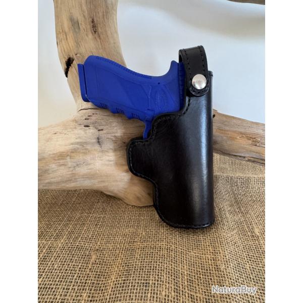 Etui en cuir pour glock 17 droitier N 16