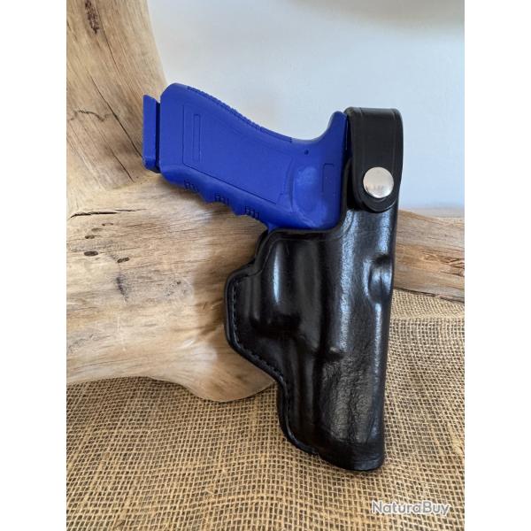 Etui en cuir pour glock 19 droitier N 17