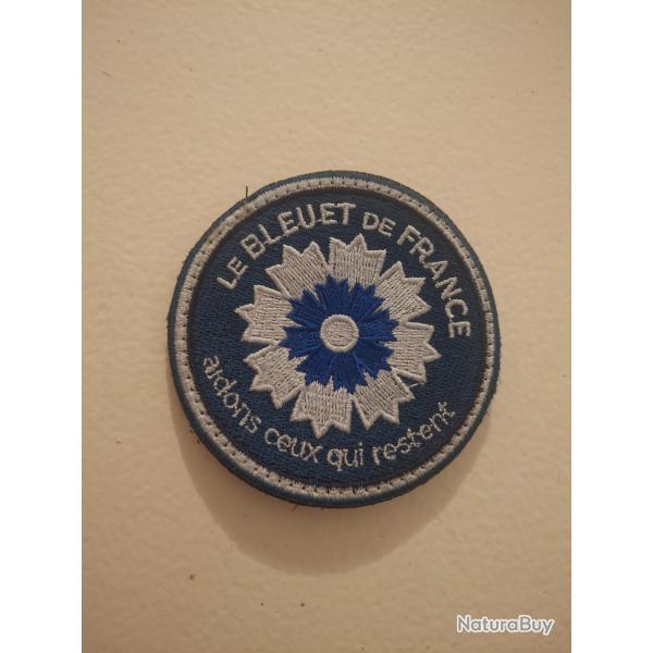 Patch op�ration le bleuet de France. Bleue.