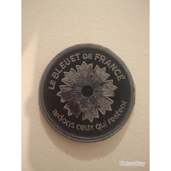 Patch op�ration le bleuet de France. Noir.