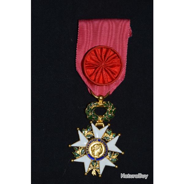 ETOILE D'OFFICIER LEGION D'HONNEUR-VERMEIL-4� REPUBLIQUE-OFFICER FRENCH LEGION OF HONOR 1946