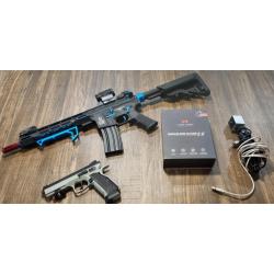 Simulateur Vid&eacute;o Smokeless Range + extension IPSC, CZ Shadow 2 M4
