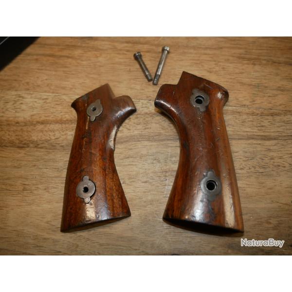 Paire de plaquettes de revolver LEFAUCHEUX 1870N dit allg (civil?)