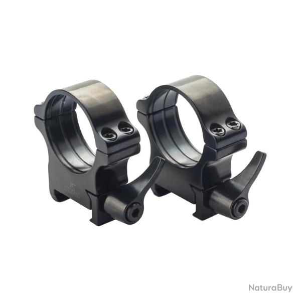 Anneaux RUSAN sur rail Picatinny/Weaver diam�tre 25,4 mm 8 mm
