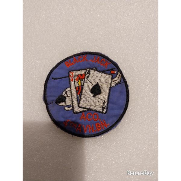 Patch arm�e us 4TH AVIATION BATTALION ORIGINAL 2
