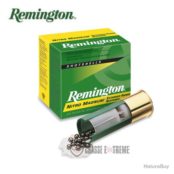 25 Cartouches REMINGTON Nitro Magnum 32Gr Cal 20/70 Pb 6