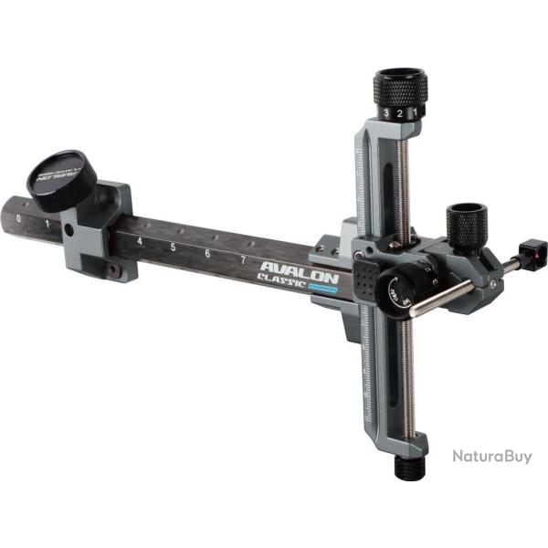 AVALON - Viseur CLASSIC CARBON GAUCHER (LH) NOIR ET GRIS