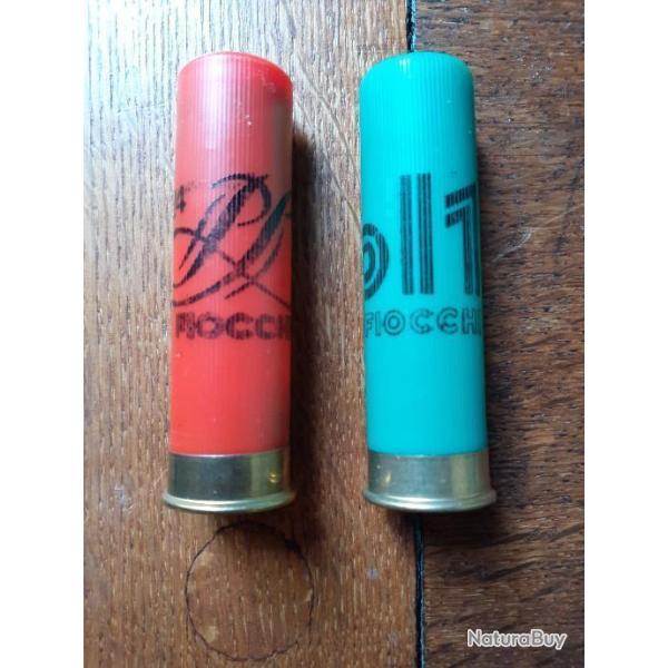 deux cartouches plastique FIOCCHI calibre 24 en TBE