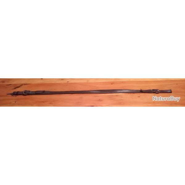 bretelle ancienne fusil/carabine cuir