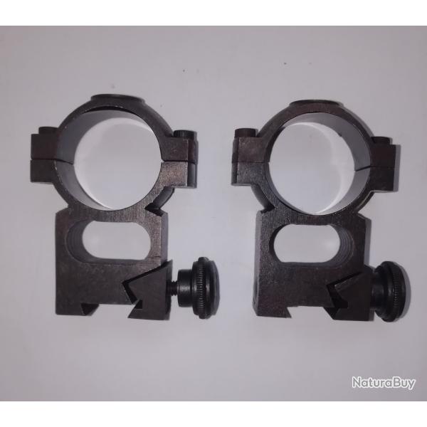 Colliers acier vintage