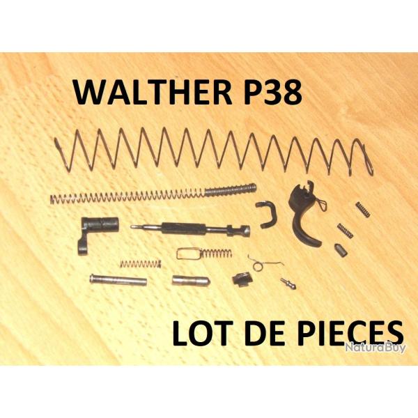 LOT de pices pistolet WALTHER P38 - VENDU PAR JEPERCUTE (D25E9)