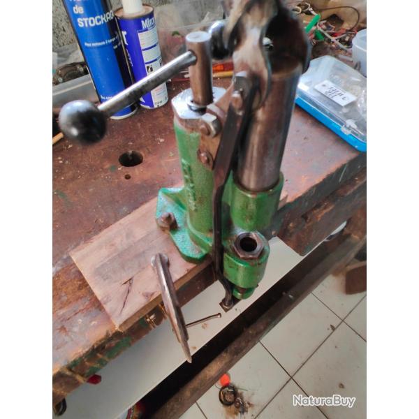 PRESSE A RECALIBRER GRAISSE RCBS+ RECALIBREURS+TOP PUNCHES; VENTE SUITE ARR�T TIR