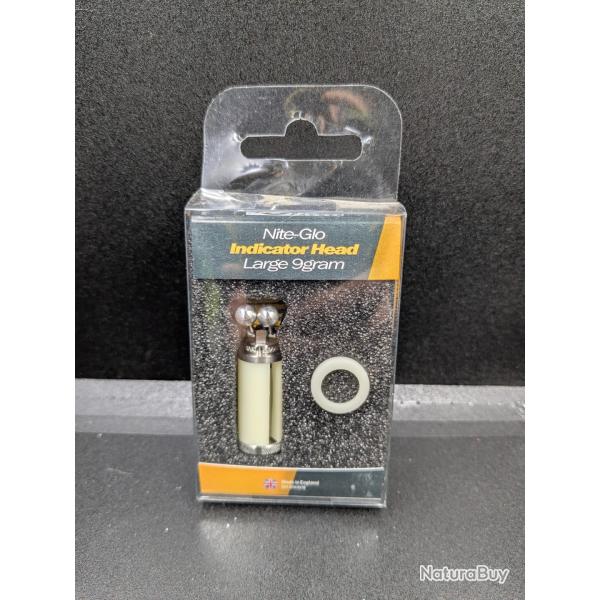 Lot 280 / SOLAR TACKLE /indicateur head 9 grs / NITE GLO / FISH AND FISHING.