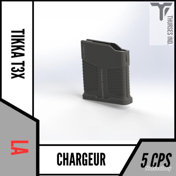 chargeur T3 TIKKA T3X LA 30.06, .270 5 coups Thurses Industries