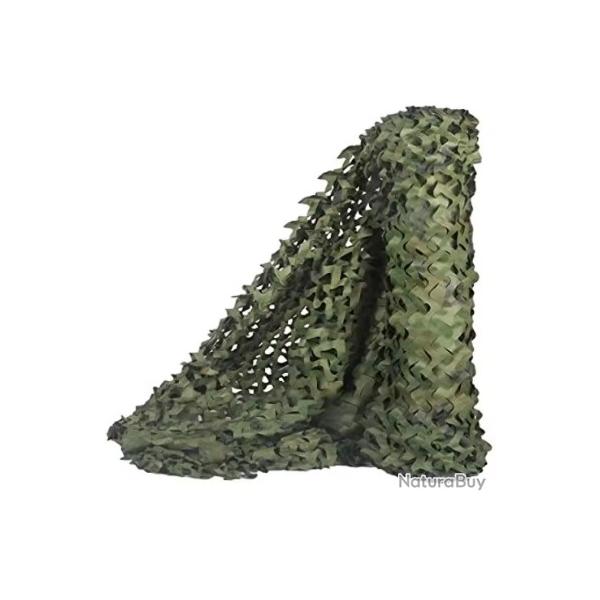 Filet de camouflage Jungle vert 1.5m x 2m - Livraison gratuite