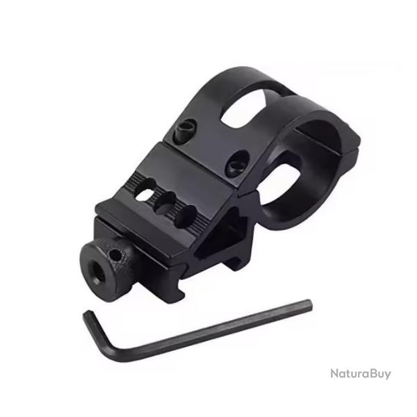 Support de lampe tactique - pointeur laser - Rail Picatinny � 45 degr�s