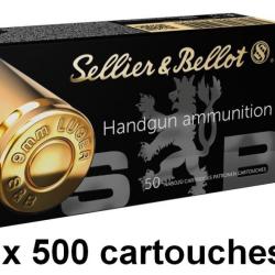 SELLIER BELLOT cal.9mm PARA 124g FMJ /500