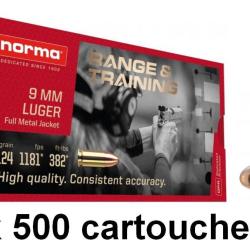 NORMA cal.9mm PARA 124g FMJ /500