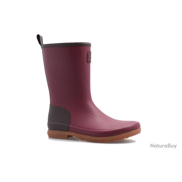 Demi-botte Origin aubergine femme