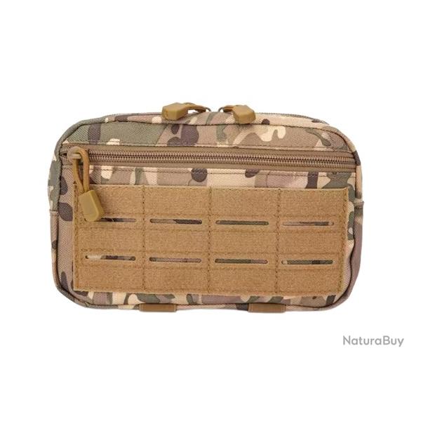 Sacoche tactique Horizontale - Polyvalente et multifonctionnelle - Treillis - Livraison gratuite