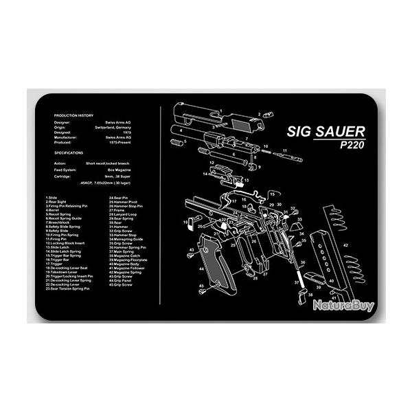 Tapis de nettoyage SIG SAUER P220