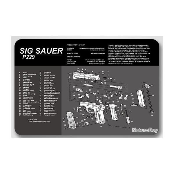 Tapis de nettoyage SIG SAUER P229