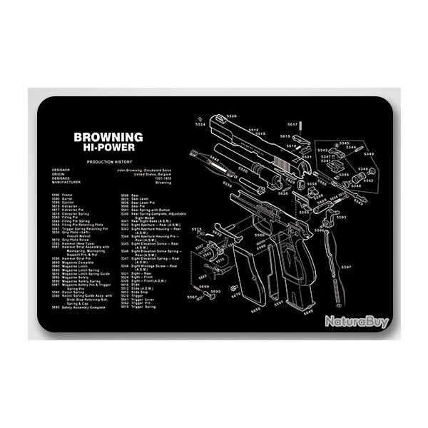 Tapis de nettoyage BROWNING HI-POWER