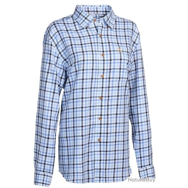 Chemisier Miss Saphir bleu  ligne verney carron