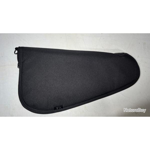 Housse de transport noire rembourr�e pour arme de poing - Neuve
