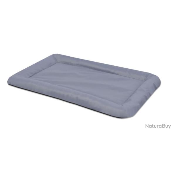 Matelas pour chiens taille M gris 55x35 cm tissu Oxford PU durable confortable pratique