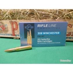 PPU Cartouches Calibre 308 Win FMJBT 175grs - Boite de 20 unit&eacute;s