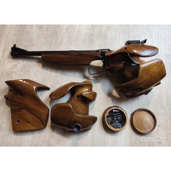 Pistolet de comp�tition TOZ 35 - Cal. 22 LR - Crosses droitier et gaucher - Mallette bois (Occasion)