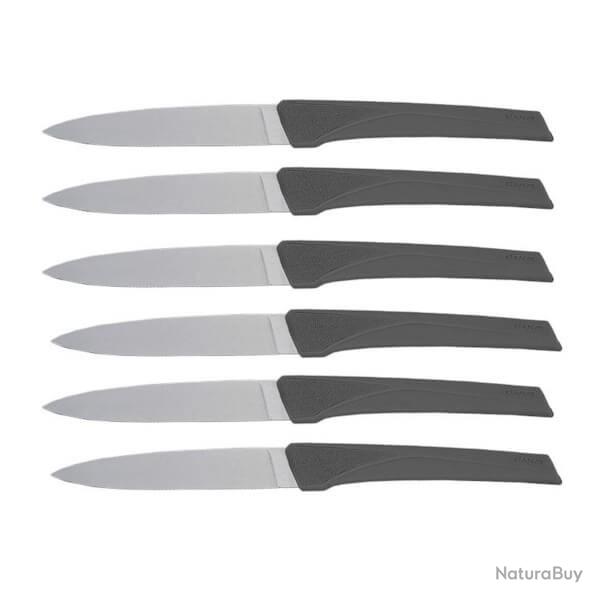 Coffret 6 couteaux de table Florinox "Kiana" Anthracite KIA6.A